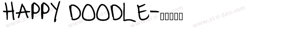 HAPPY DOODLE字体转换
